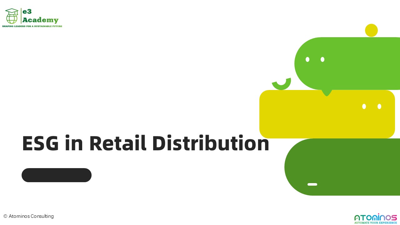 ESG in Retail Distribution